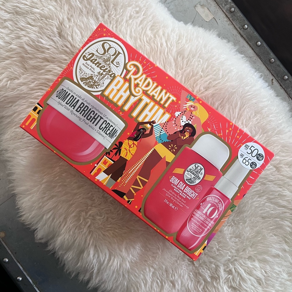 Brand new Sol De Janiero Radiant Rhythm Bom Dia Bright gift set